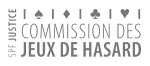 Logo Commission des jeux de hasard