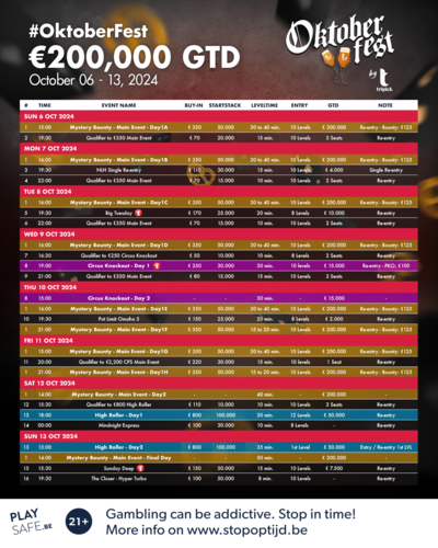 PokerCircus _Oktoberfest_programma