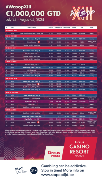 Circus Poker_WaSOP XIII_part01