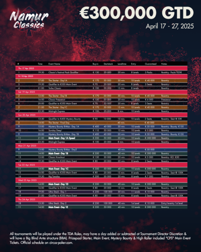 Circus-Poker_Namur-Classic's-2025_programe1