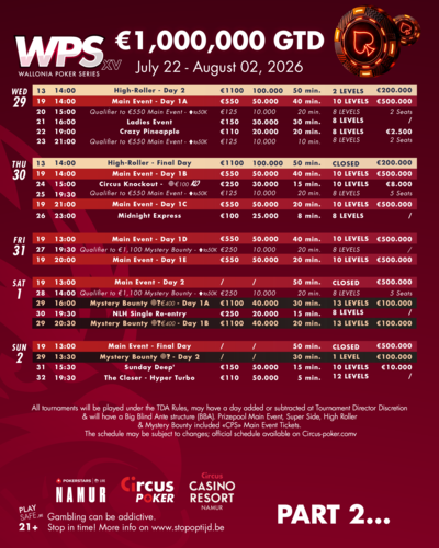 Partie 2 - WPS-schedule